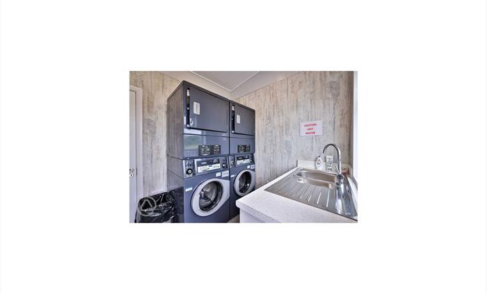 The laundry room on the touring park